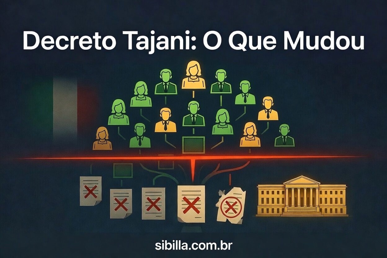 Decreto Tajani e a Cidadania Italiana em 2026